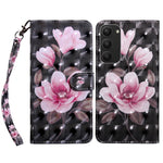 Custodia per telefono in pelle verniciata 3D, For Samsung Galaxy S23 5G, For Samsung Galaxy S23+ 5G