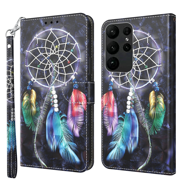 Custodia per telefono in pelle verniciata 3D, For Samsung Galaxy S23 Ultra, For Samsung Galaxy A14 5G