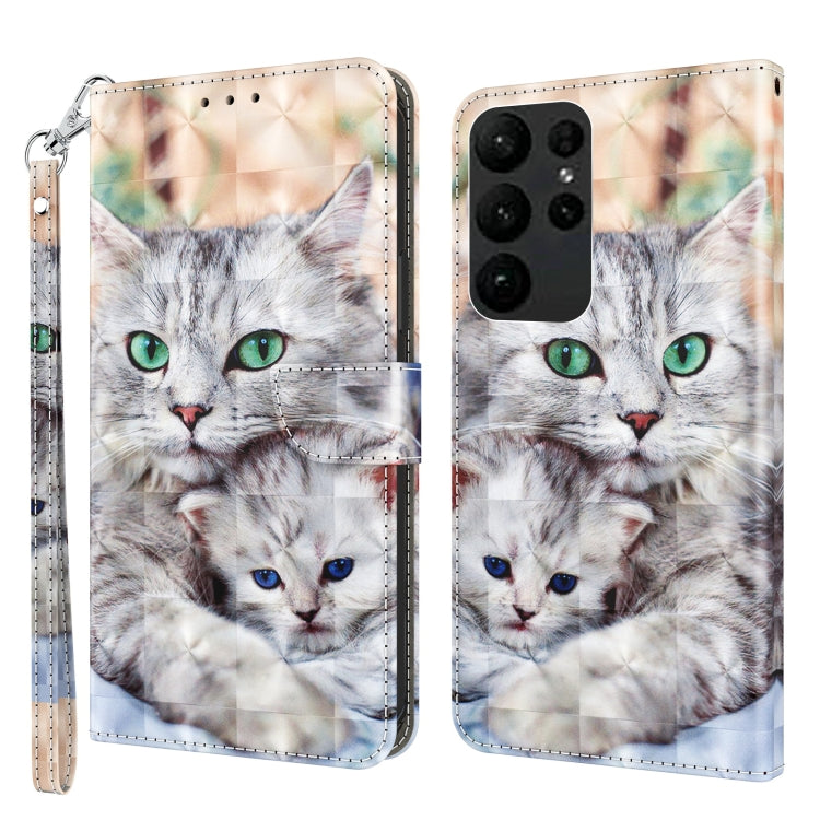 Custodia per telefono in pelle verniciata 3D, For Samsung Galaxy S23 Ultra, For Samsung Galaxy A14 5G