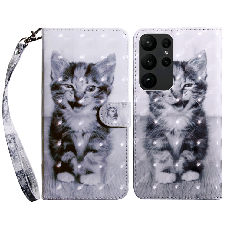 Custodia per telefono in pelle verniciata 3D, For Samsung Galaxy S23 Ultra, For Samsung Galaxy A14 5G