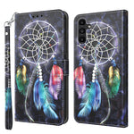 Custodia per telefono in pelle verniciata 3D, For Samsung Galaxy S23 Ultra, For Samsung Galaxy A14 5G