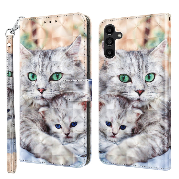 Custodia per telefono in pelle verniciata 3D, For Samsung Galaxy S23 Ultra, For Samsung Galaxy A14 5G