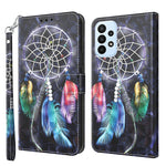Custodia per telefono in pelle verniciata 3D, For Samsung Galaxy A23e, For Samsung Galaxy A04