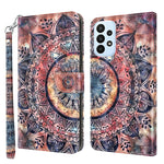 Custodia per telefono in pelle verniciata 3D, For Samsung Galaxy A23e, For Samsung Galaxy A04