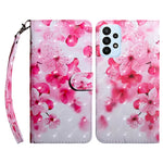 Custodia per telefono in pelle verniciata 3D, For Samsung Galaxy A23e, For Samsung Galaxy A04