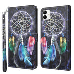 Custodia per telefono in pelle verniciata 3D, For Samsung Galaxy A23e, For Samsung Galaxy A04