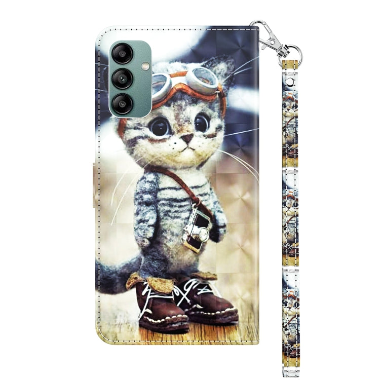 Custodia per telefono in pelle verniciata 3D, For Samsung Galaxy A04s, For Xiaomi Redmi A1 2022
