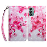 Custodia per telefono in pelle verniciata 3D, For Samsung Galaxy A04s, For Xiaomi Redmi A1 2022