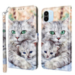 Custodia per telefono in pelle verniciata 3D, For Samsung Galaxy A04s, For Xiaomi Redmi A1 2022