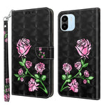Custodia per telefono in pelle verniciata 3D, For Samsung Galaxy A04s, For Xiaomi Redmi A1 2022