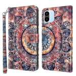Custodia per telefono in pelle verniciata 3D, For Samsung Galaxy A04s, For Xiaomi Redmi A1 2022