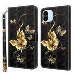 Custodia per telefono in pelle verniciata 3D, For Samsung Galaxy A04s, For Xiaomi Redmi A1 2022