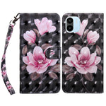 Custodia per telefono in pelle verniciata 3D, For Samsung Galaxy A04s, For Xiaomi Redmi A1 2022