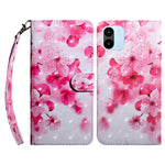 Custodia per telefono in pelle verniciata 3D, For Samsung Galaxy A04s, For Xiaomi Redmi A1 2022