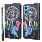 Custodia per telefono in pelle verniciata 3D, For Realme GT2 / GT Neo2 / GT Neo 3T, For Realme GT2 Pro