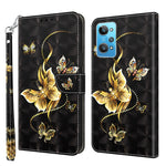 Custodia per telefono in pelle verniciata 3D, For Realme GT2 / GT Neo2 / GT Neo 3T, For Realme GT2 Pro