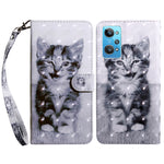 Custodia per telefono in pelle verniciata 3D, For Realme GT2 / GT Neo2 / GT Neo 3T, For Realme GT2 Pro