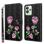 Custodia per telefono in pelle verniciata 3D, For Realme GT2 / GT Neo2 / GT Neo 3T, For Realme GT2 Pro