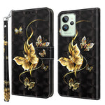 Custodia per telefono in pelle verniciata 3D, For Realme GT2 / GT Neo2 / GT Neo 3T, For Realme GT2 Pro