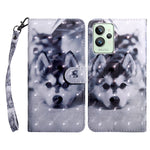 Custodia per telefono in pelle verniciata 3D, For Realme GT2 / GT Neo2 / GT Neo 3T, For Realme GT2 Pro