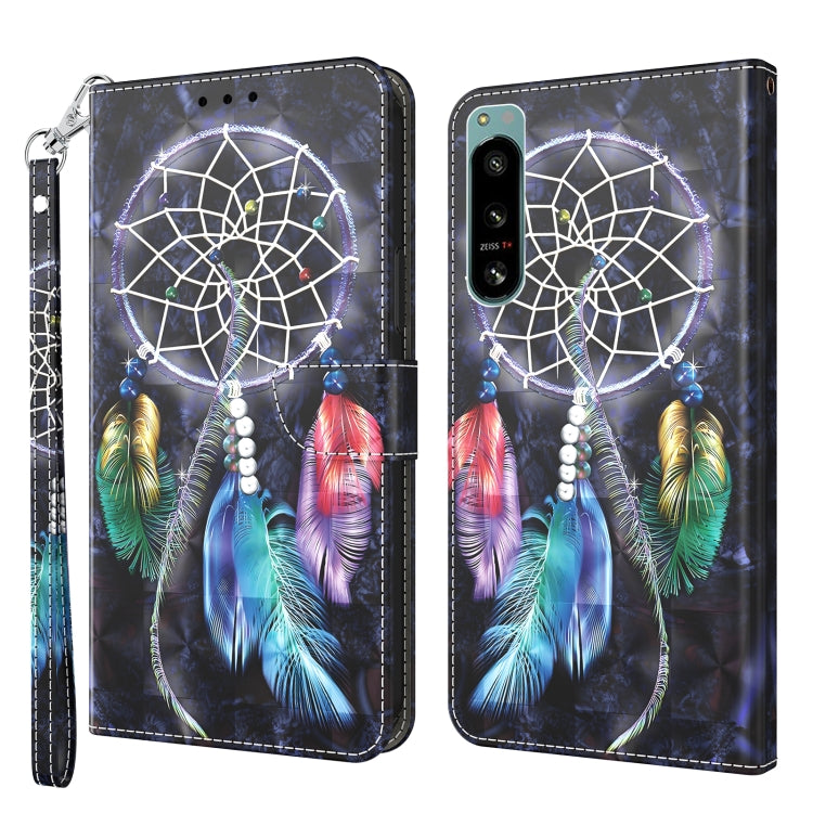Custodia per telefono in pelle verniciata 3D, For Sony Xperia 5 IV, For Motorola Moto E22