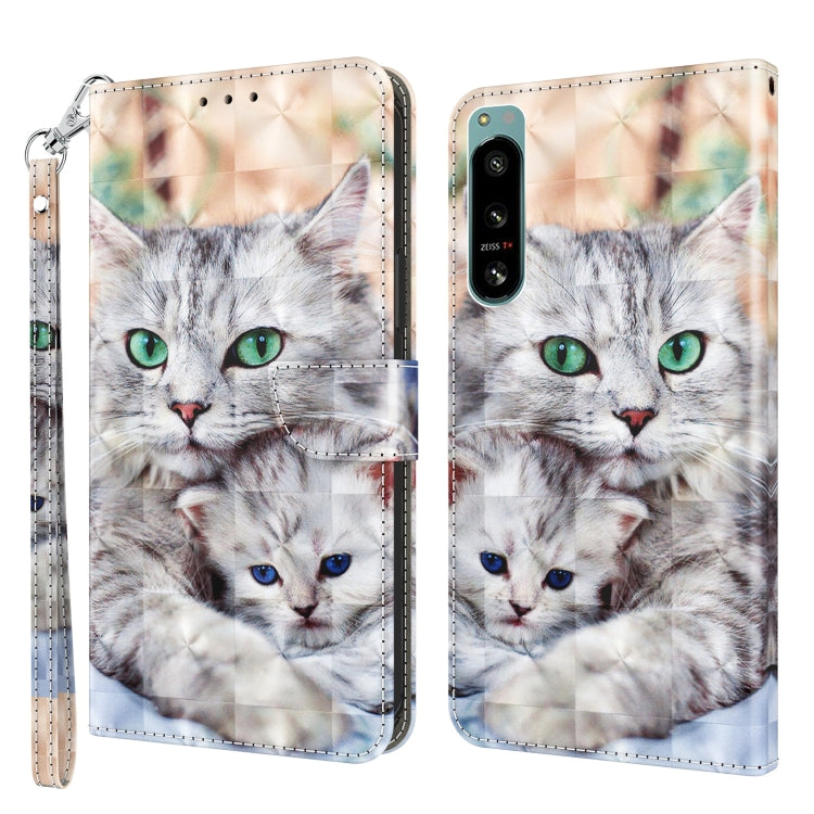 Custodia per telefono in pelle verniciata 3D, For Sony Xperia 5 IV, For Motorola Moto E22