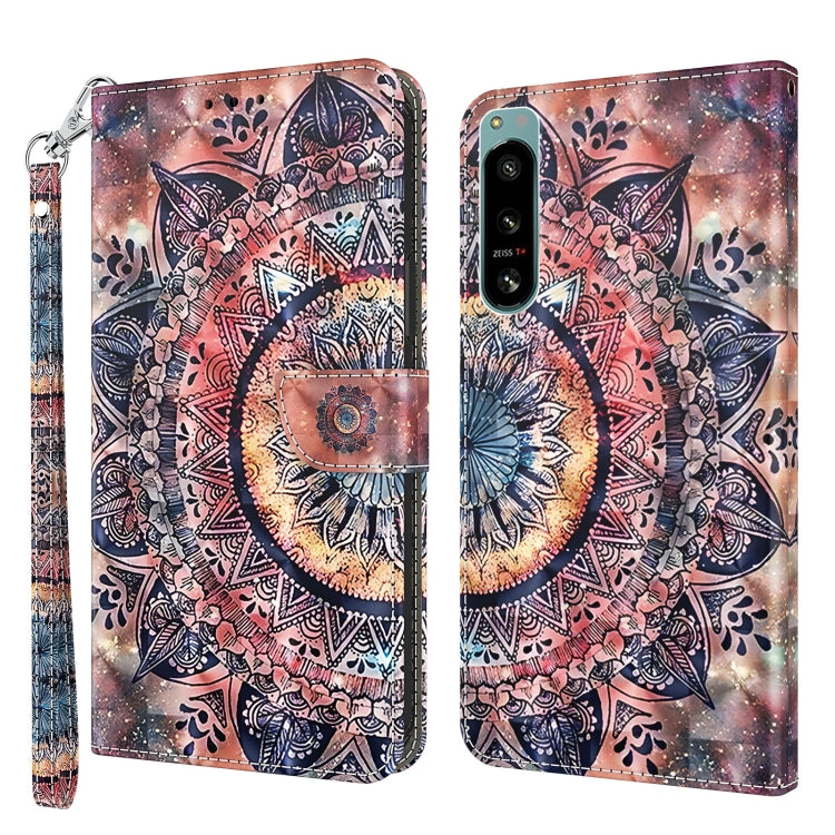 Custodia per telefono in pelle verniciata 3D, For Sony Xperia 5 IV, For Motorola Moto E22