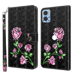 Custodia per telefono in pelle verniciata 3D, For Sony Xperia 5 IV, For Motorola Moto E22
