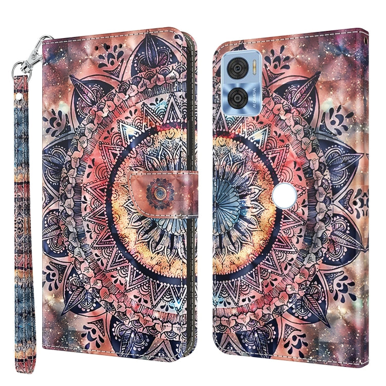 Custodia per telefono in pelle verniciata 3D, For Sony Xperia 5 IV, For Motorola Moto E22