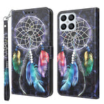 Custodia per telefono in pelle verniciata 3D, For Honor X8 4G, For Honor 50