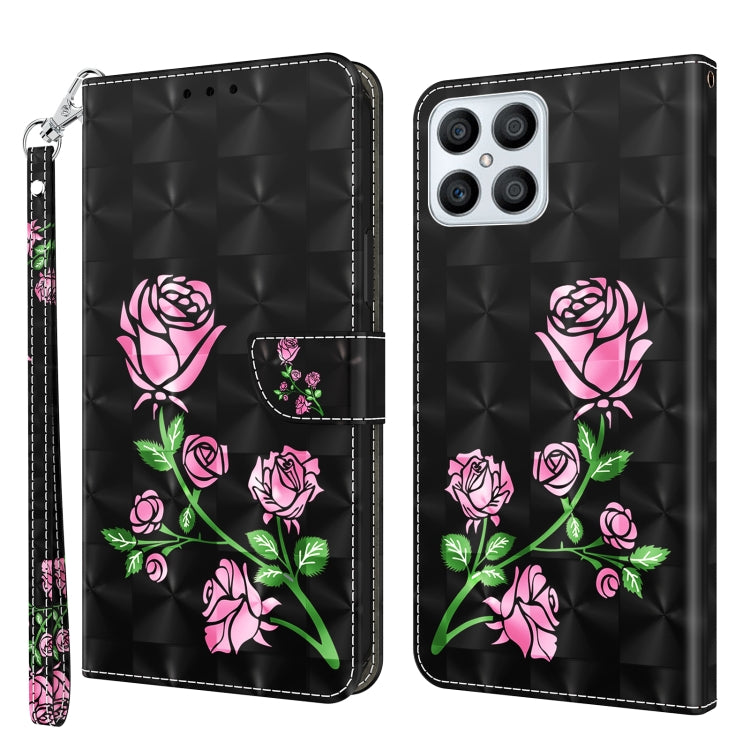 Custodia per telefono in pelle verniciata 3D, For Honor X8 4G, For Honor 50