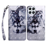 Custodia per telefono in pelle verniciata 3D, For Honor X8 4G, For Honor 50