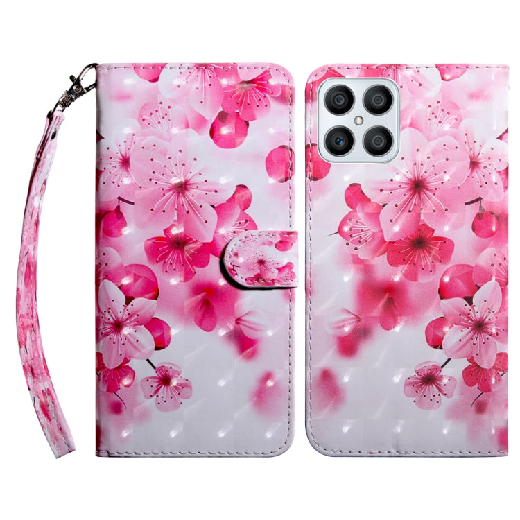 Custodia per telefono in pelle verniciata 3D, For Honor X8 4G, For Honor 50