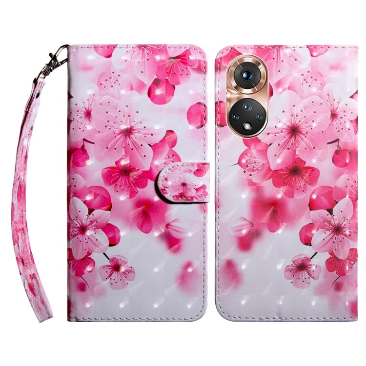 Custodia per telefono in pelle verniciata 3D, For Honor X8 4G, For Honor 50