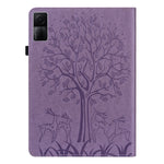Custodia per tablet in pelle con stampa pressata motivo albero e cervo, For Xiaomi Redmi Pad 10.61 2022