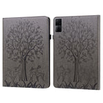Custodia per tablet in pelle con stampa pressata motivo albero e cervo, For Xiaomi Redmi Pad 10.61 2022