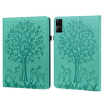 Custodia per tablet in pelle con stampa pressata motivo albero e cervo, For Xiaomi Redmi Pad 10.61 2022