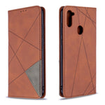 Custodia portafoglio in pelle per Samsung Galaxy A11