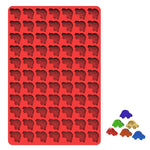 Stampo da forno in silicone per mini biscotti animali dei cartoni animati