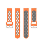 Per Fitbit Versa 2 / Versa / Versa Lite Cinturino da 23 mm con cinturino da polso sportivo bicolore