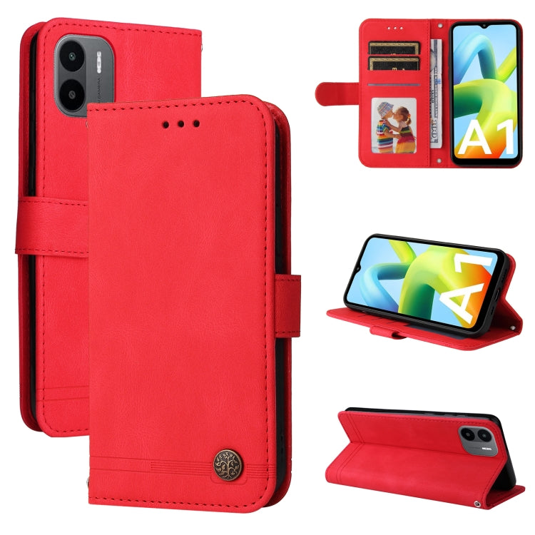Custodia per telefono in pelle con bottone in metallo con albero della vita Skin Feel, For Xiaomi Redmi A1 4G, For Xiaomi 12T / 12T Pro / Redmi K50 Ultra