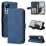 Custodia per telefono in pelle con bottone in metallo con albero della vita Skin Feel, For Xiaomi Redmi A1 4G, For Xiaomi 12T / 12T Pro / Redmi K50 Ultra