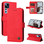 Custodia per telefono in pelle con bottone in metallo con albero della vita Skin Feel, For Xiaomi Redmi A1 4G, For Xiaomi 12T / 12T Pro / Redmi K50 Ultra