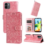Custodia per telefono in pelle di girasole goffrata, For Xiaomi Redmi A1 4G, For Xiaomi 12T / 12T Pro / Redmi K50 Ultra