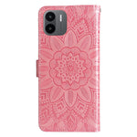 Custodia per telefono in pelle di girasole goffrata, For Xiaomi Redmi A1 4G, For Xiaomi 12T / 12T Pro / Redmi K50 Ultra