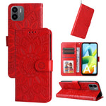 Custodia per telefono in pelle di girasole goffrata, For Xiaomi Redmi A1 4G, For Xiaomi 12T / 12T Pro / Redmi K50 Ultra