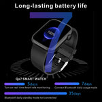 QX7 Smart Watch con schermo TFT da 1,85 pollici, supporta chiamate Bluetooth / monitoraggio del focolare / oltre 100 modalità sportive