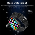 QX7 Smart Watch con schermo TFT da 1,85 pollici, supporta chiamate Bluetooth / monitoraggio del focolare / oltre 100 modalità sportive