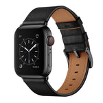 Cinturino classico in vera pelle di vacchetta, For Apple Watch Ultra 49mm / Series 8&7 45mm / SE 2&6&SE&5&4 44mm / 3&2&1 42mm, For Apple Watch Series 8&7 41mm / SE 2&6&SE&5&4 40mm / 3&2&1 38mm