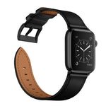 Cinturino classico in vera pelle di vacchetta, For Apple Watch Ultra 49mm / Series 8&7 45mm / SE 2&6&SE&5&4 44mm / 3&2&1 42mm, For Apple Watch Series 8&7 41mm / SE 2&6&SE&5&4 40mm / 3&2&1 38mm